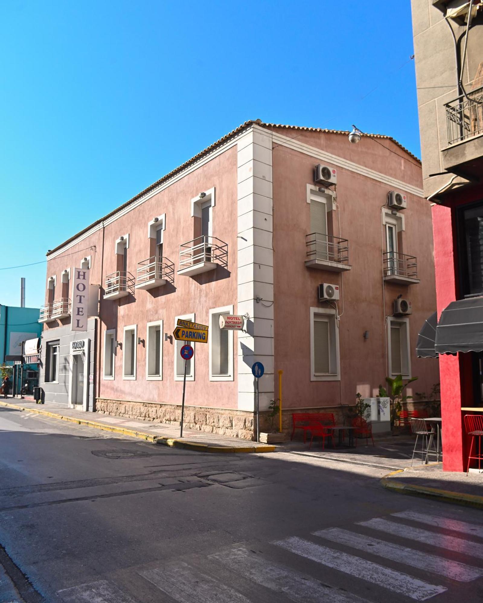 Kentrikon Hotel Chalkís Buitenkant foto