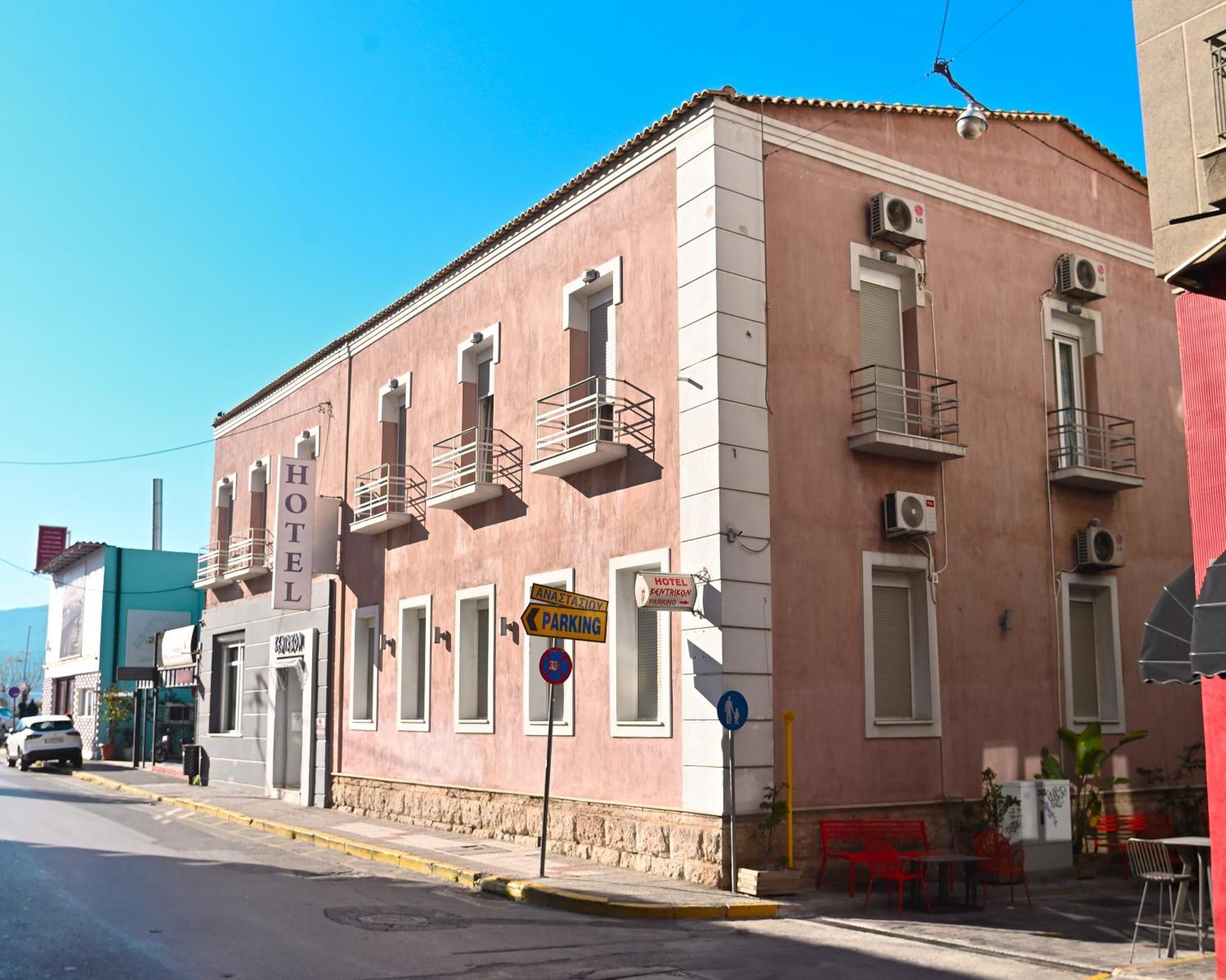 Kentrikon Hotel Chalkís Buitenkant foto